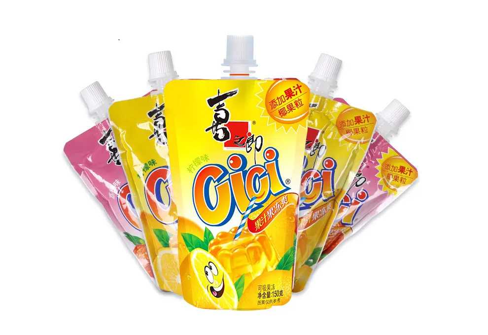 革新食品包装 —— 自动化吸吸果冻灌装旋盖机，开启便捷美味新体验！