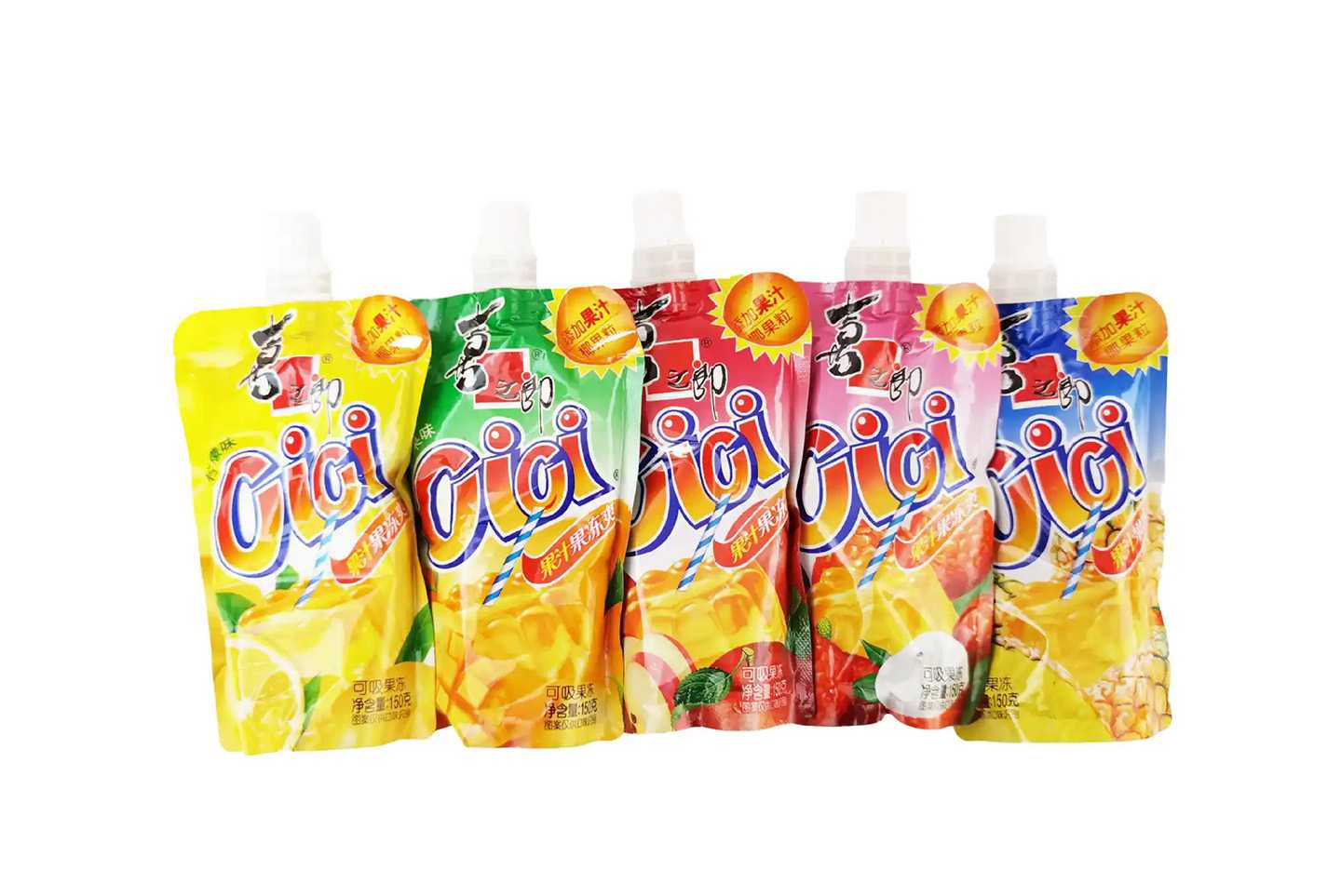 全自动吸吸果冻包装生产线：高效灌装旋盖，引领果冻食品智造新潮流